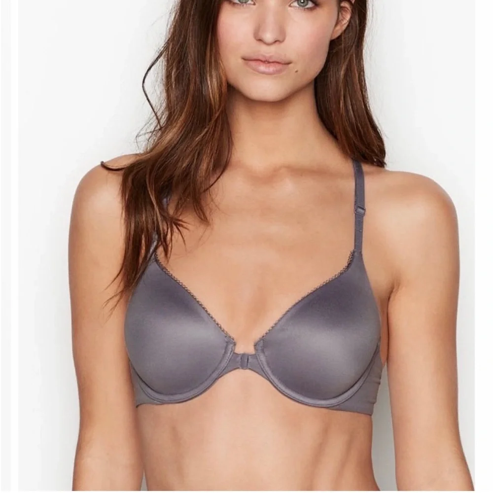 Victorias Secret Womens Body By Victoria Lightly Lined Front Close Racerback 34D